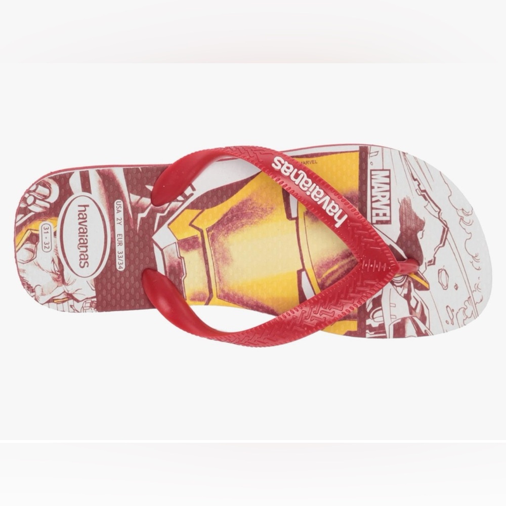 Havaianas Kids Marvel Flip Flops Sz 2